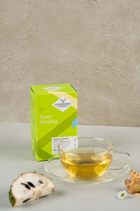 Sencha Green Tea & Soursop - a state of Inner Healing