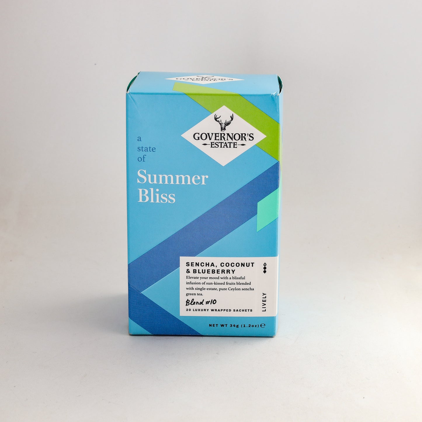 Sencha, Coconut & Blueberry - a state of Summer Bliss
