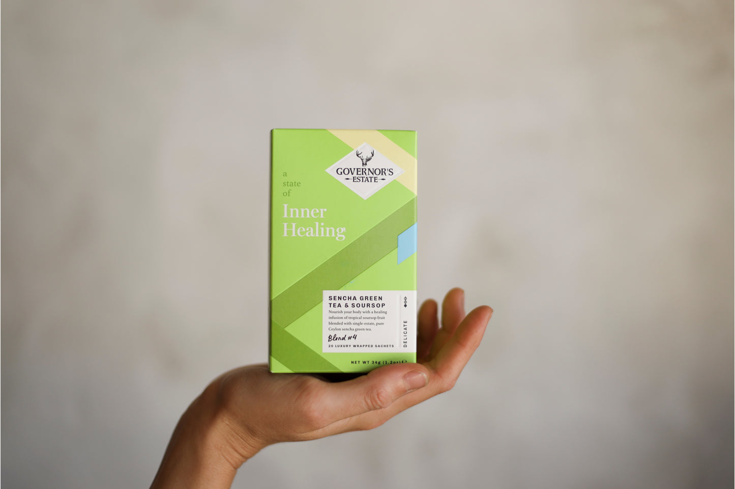 Sencha Green Tea & Soursop - a state of Inner Healing