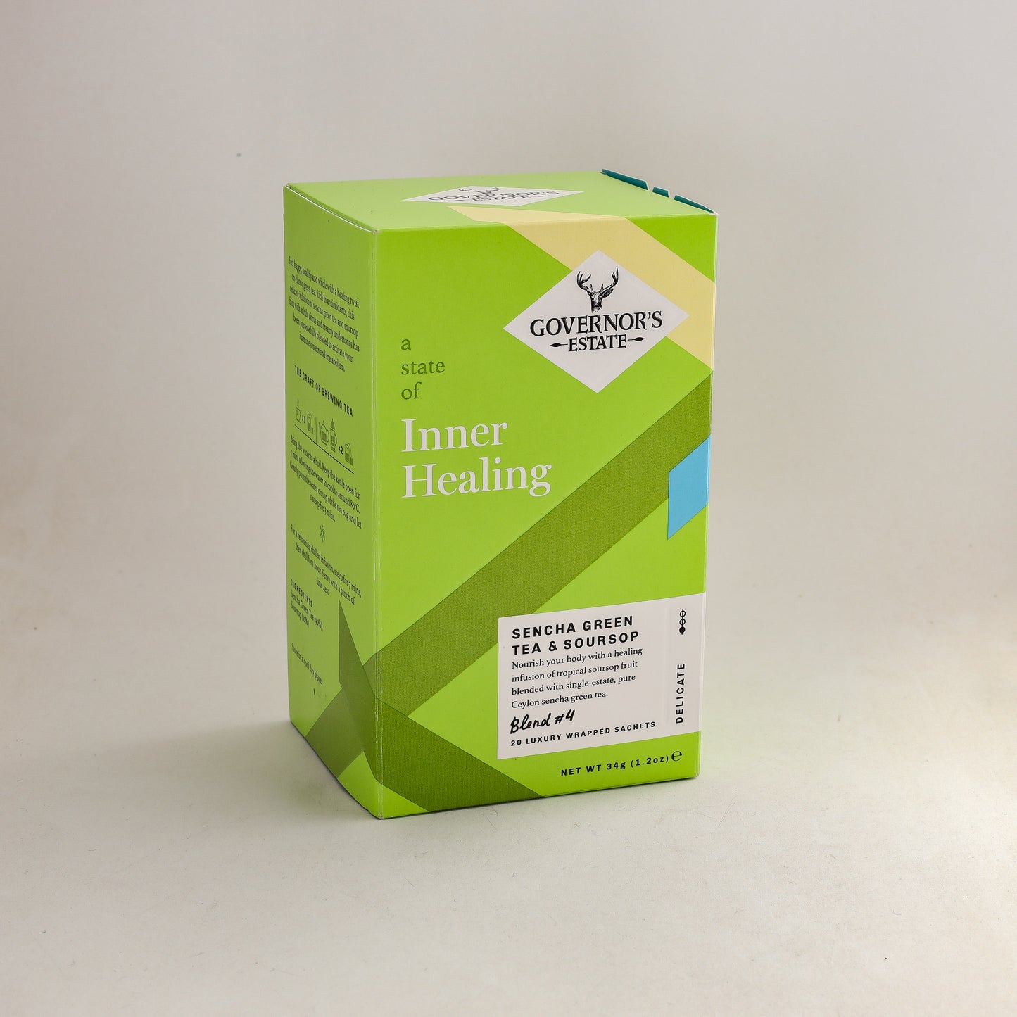 Sencha Green Tea & Soursop - a state of Inner Healing